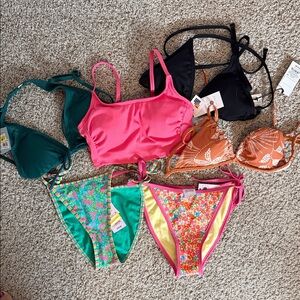 NWT Shade & Shore/Wild Fable Bikini Mega Bundle Sz XS and S